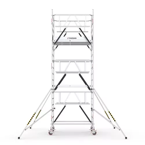 CAGSAN gurulóállvány Protube LN (180)-Munkamagasság: 6.4 m