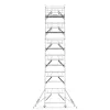 CAGSAN PROTUBE (SN240) gurulóállvány-Munkamagasság: 13.6 m