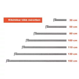 Kikötőkar (fali kikötő) homlokzati állványhoz