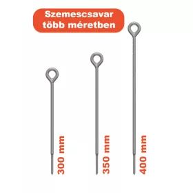 Szemes csavar (szemescsavar)  homlokzati állványhoz