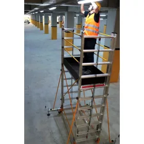   Cagsan Telesafe XLN Félprofi 2x8 fokos kétrészes állvány - Munkamagasság: 4,7 m
