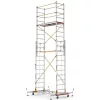 Cagsan Telesafe XL Alap 2x11 fokos kétrészes állvány - Munkamagasság: 6.4 m