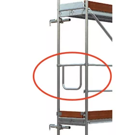 TERRA70 Homlokkorlát / Végkorlát homlokzati állványhoz