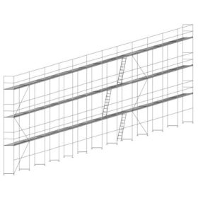 302 m2 AKCIÓS, acél járólapos HOMLOKZATI ÁLLVÁNY